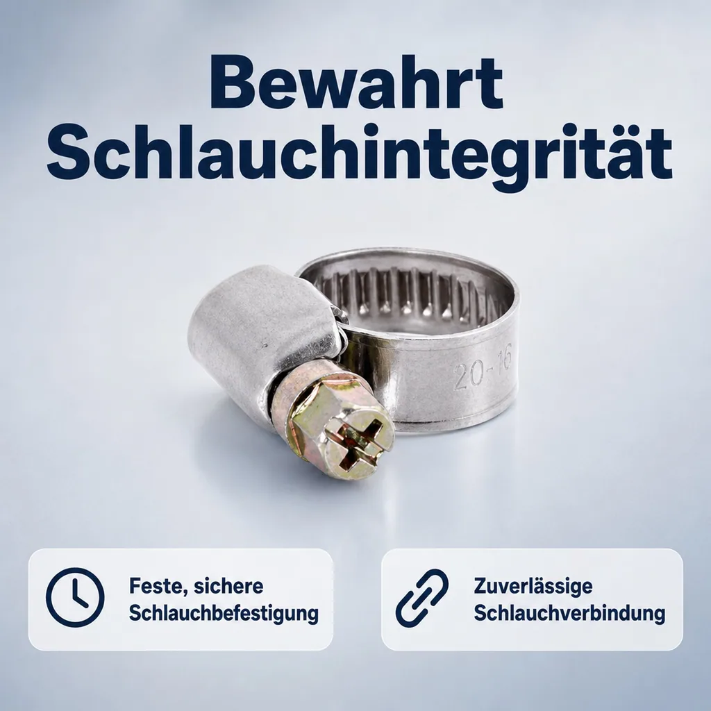 Schneckengewindeschelle für 7mm Schläuche