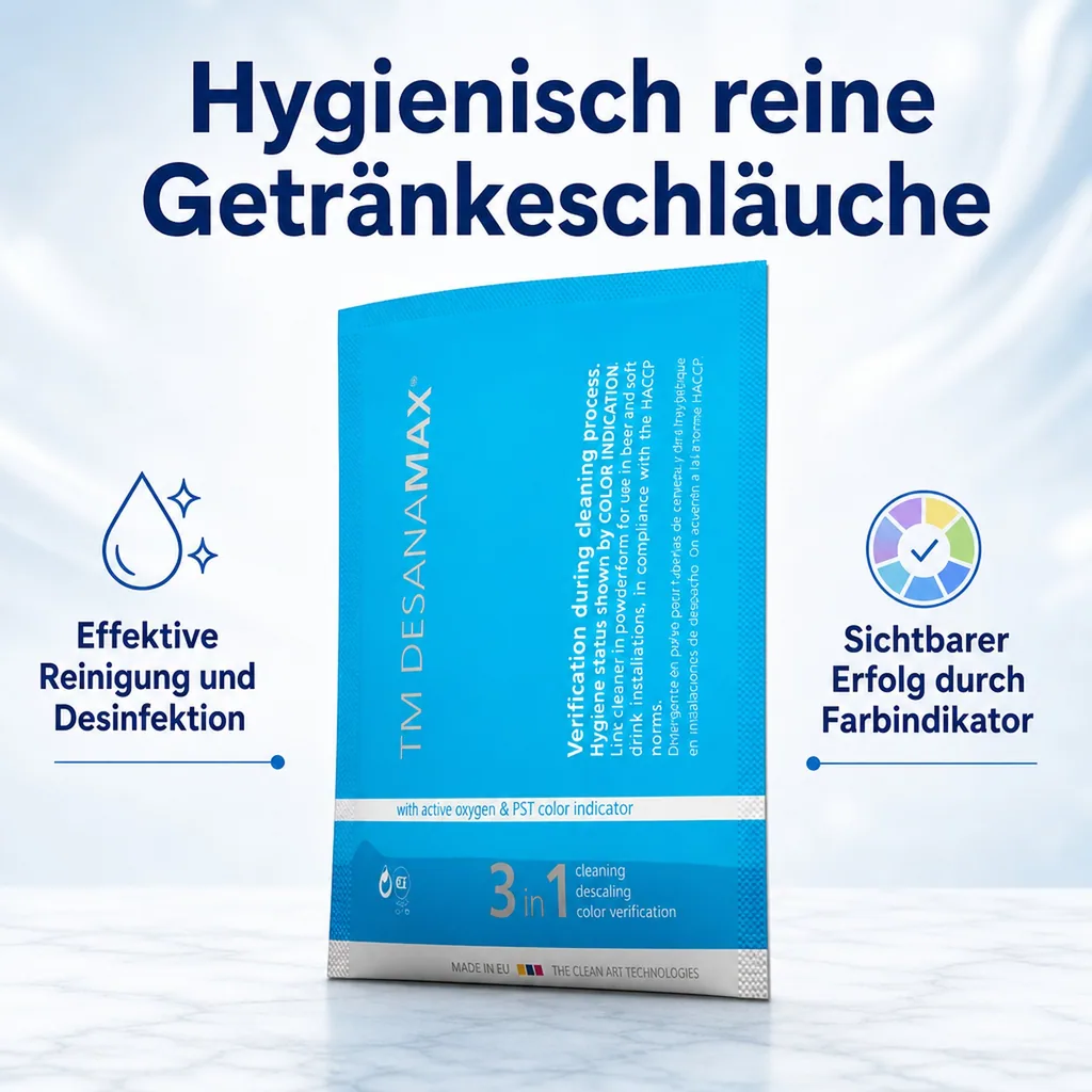 TM-Desana Max | Reinigungs- & Desinfektionspulver mit Farbindikator für Getränkeleitungen