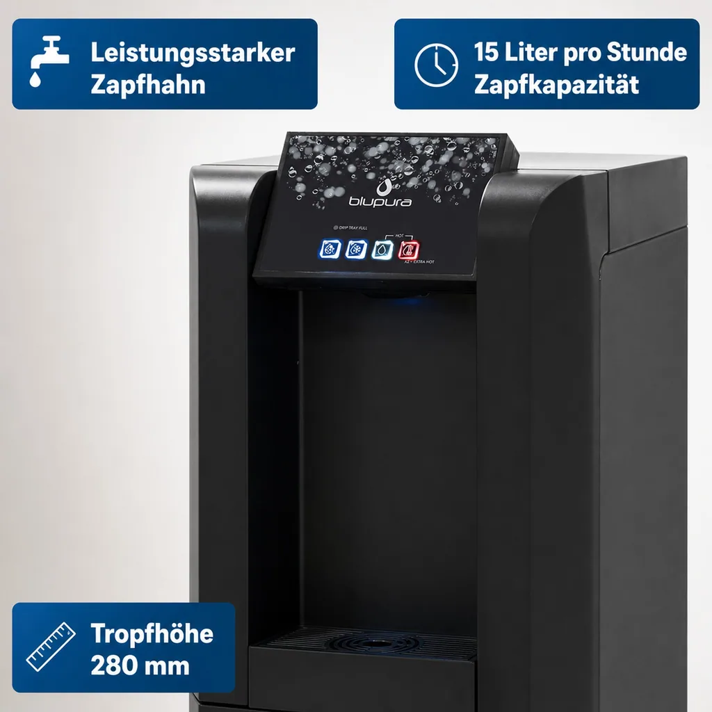 Wassersprudler, Wasserspender, Trinkwassersprudler - Hydrazon 15 fizz