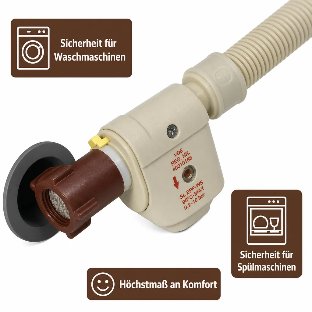 Sicherheits - Zulaufschlauch 1,50 Meter