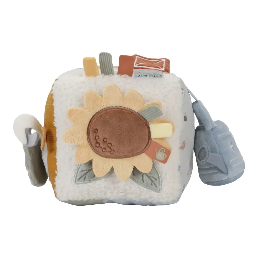 Little Dutch Aktiv Würfel - Soft Little Farm, 14x14x14