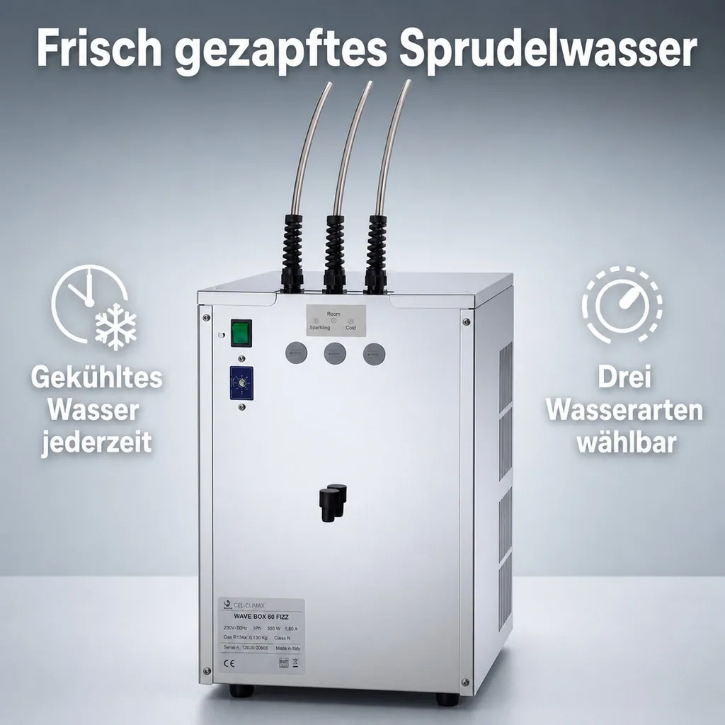 Wassersprudler, Wasserspender, Trinkwassersprudler - Box 60 fizz, Untertheken
