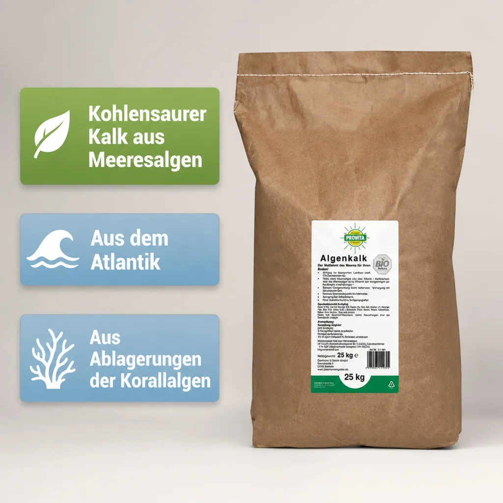 Algenkalk 25 Kg aus Meeresalgen  für ca. 250m²