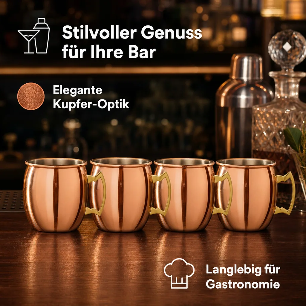 Mule Becher - Set Mini Moscow, 4-er