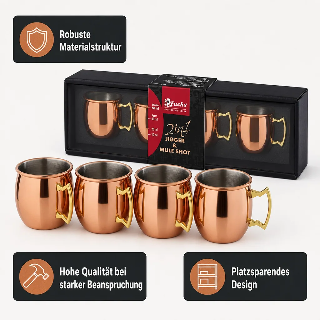 Mule Becher - Set Mini Moscow, 4-er
