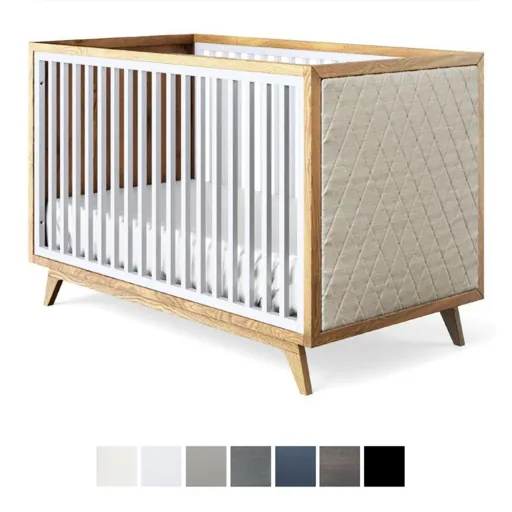 Romina Uptown Babybett gepolstert