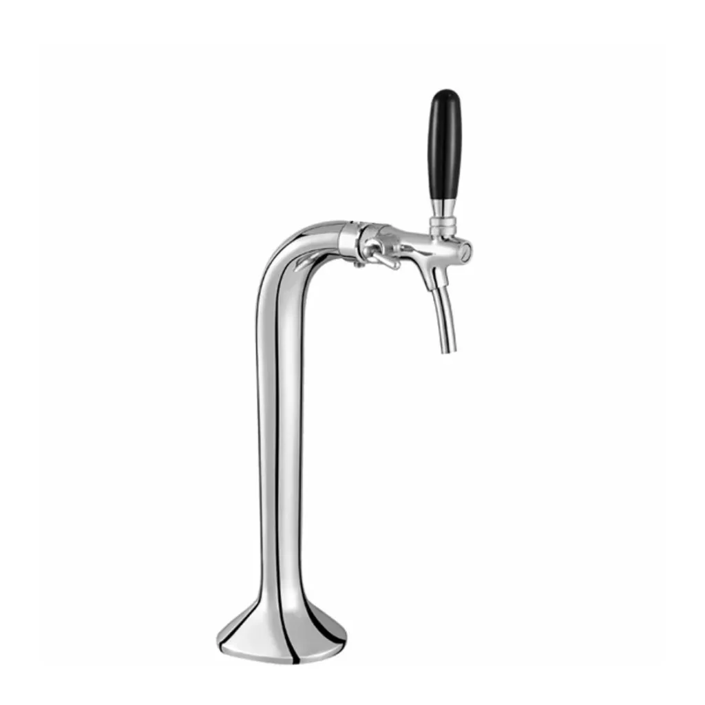 Schanksäule, Bierzapfsäule, Chrom, 1-leitig