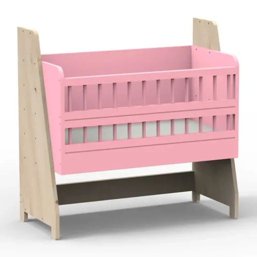 Mathy by Bols "Asymetry" Baby Beistellbett umbaubar zum Schreibtisch