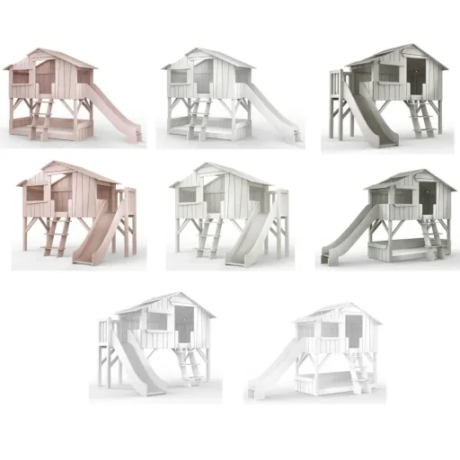 Mathy By Bols Etagenbett Baumhütte mit Rutsche