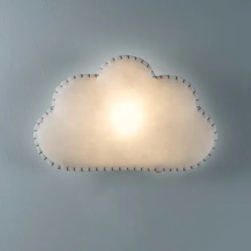 Buokids Softlampe Nachtlicht/Wandlampe Wolke, Ausführung: Wandlampe; Farbe der Naht: grau