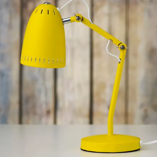 Superliving Schreibtischlampe "Dynamo 345" gelb