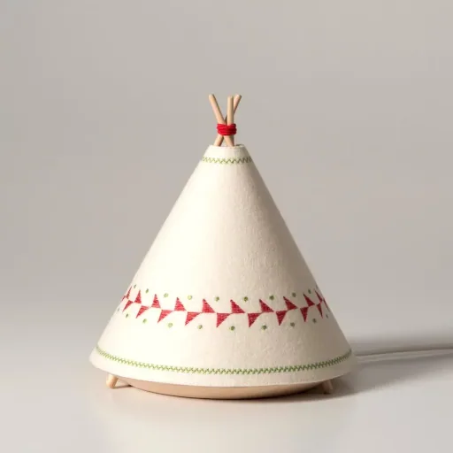 Buokids Tischlampe & Nachtlicht Tipi rot