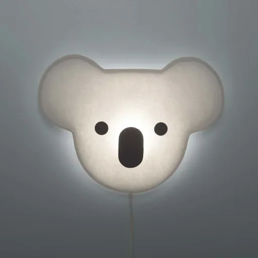 Buokids Soft Wandlampe Koala Bär schwarz