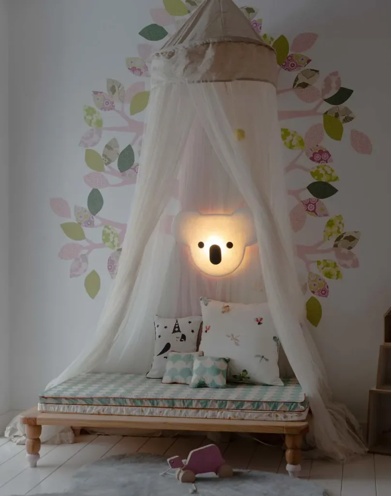 Buokids Soft Wandlampe Koala Bär schwarz
