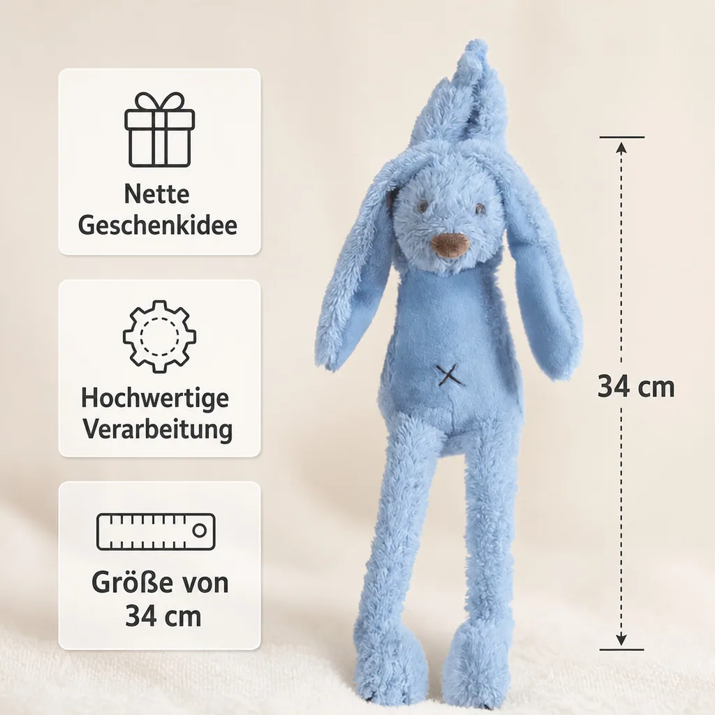 Happy Horse Spieluhr Hase Richie himmelblau