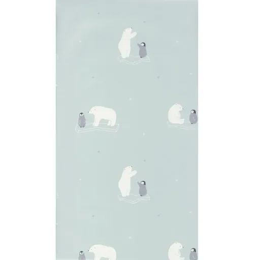 Casadeco Kindertapete Happy Dreams Eisbären blau