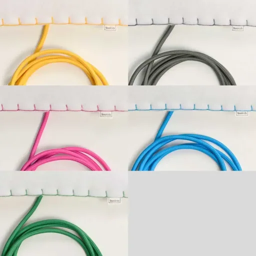 Buokids Softlampe Nachtlicht/Wandlampe Wolke, Ausführung: Schnur & Stecker; Farbe der Naht: grau