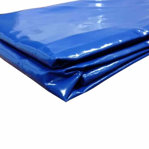 Abdeckplane PVC 4x5m, 650g/m², blau - Reißfest und Wasserdicht