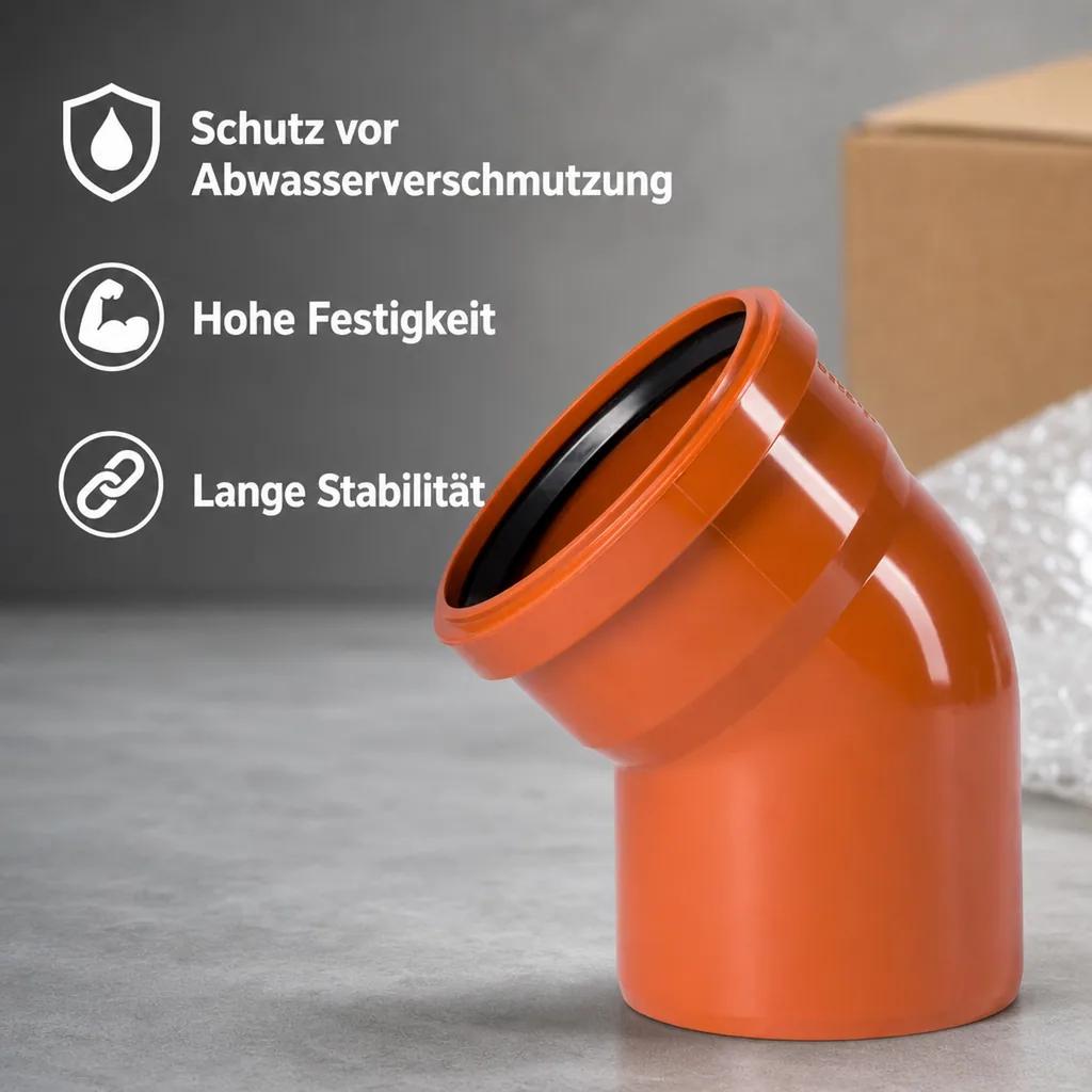 KGB Bogen DN/OD 125   45 Grad