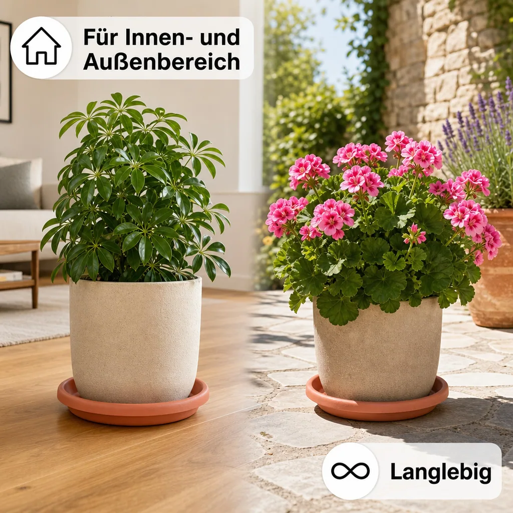 Blumentopfuntersetzer CYLINDRO ca. Ø 53 cm - terracotta