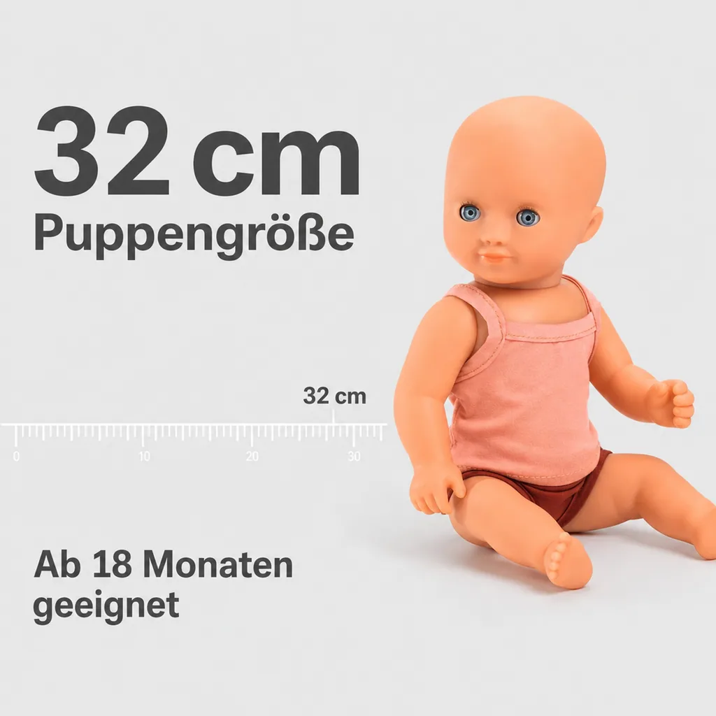 Djeco Kinderspielzeug, Badepuppe - Prune
