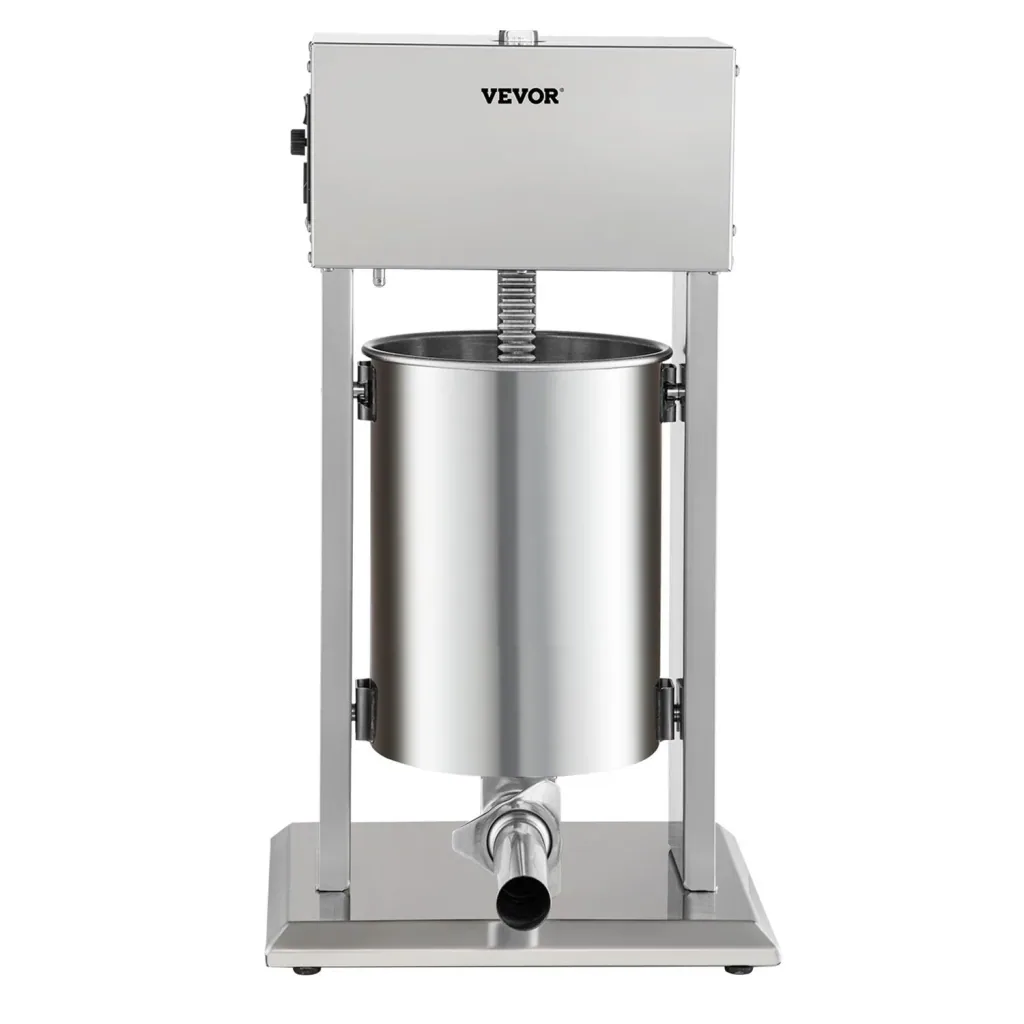 Wurstfüller, Wurstfüllmaschine, Wurstpresse - 10L Edelstahl, Elektrisch