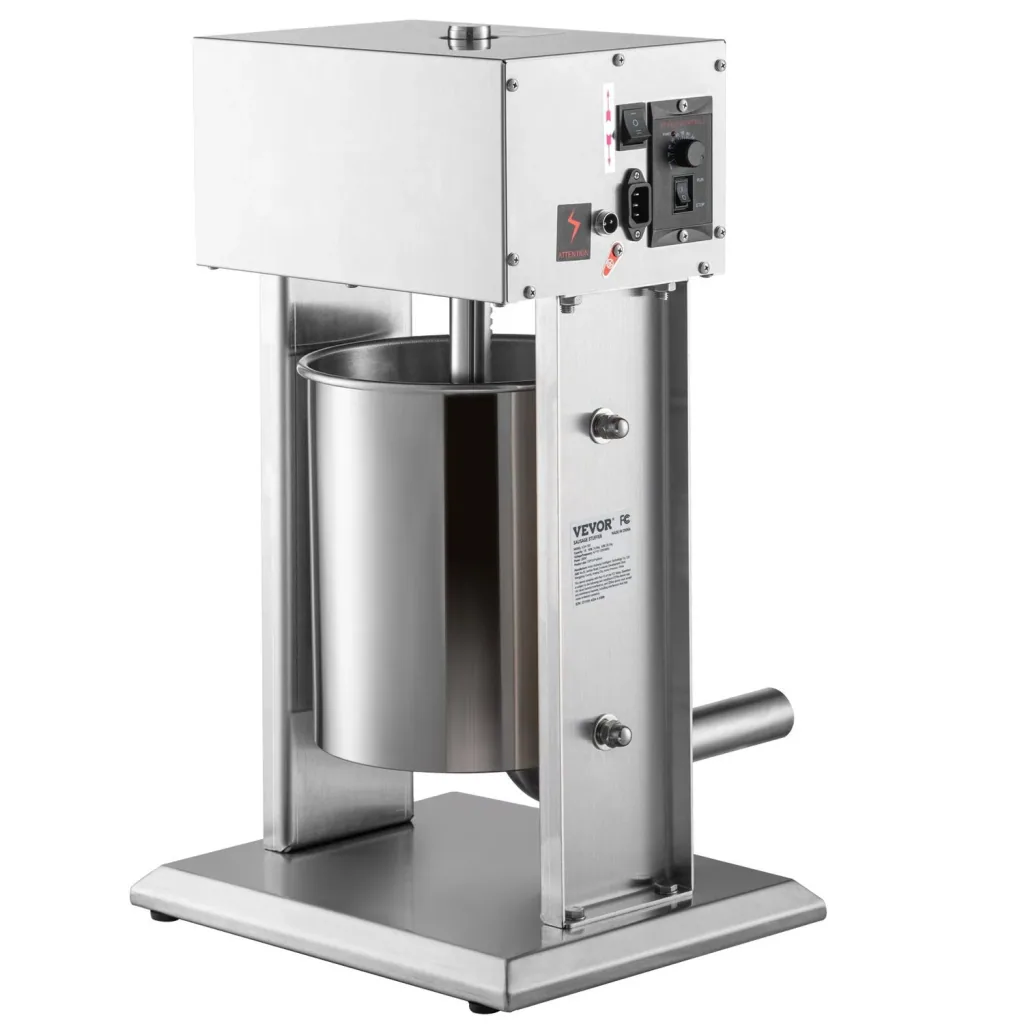 Wurstfüller, Wurstfüllmaschine, Wurstpresse - 10L Edelstahl, Elektrisch