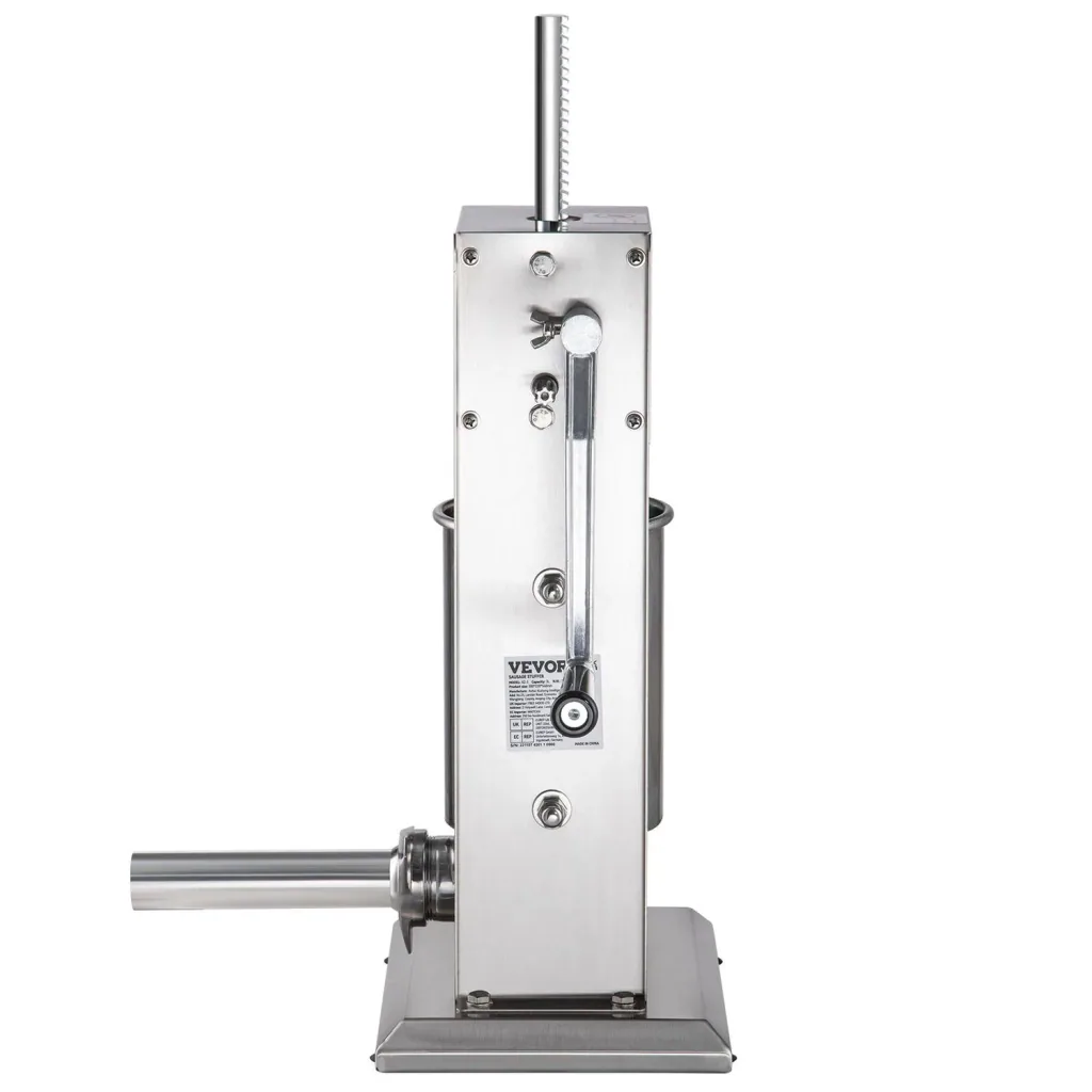 Wurstfüller, Wurstfüllmaschine, Wurstpresse - 3 L, Edelstahl + Aluminium, Manueller