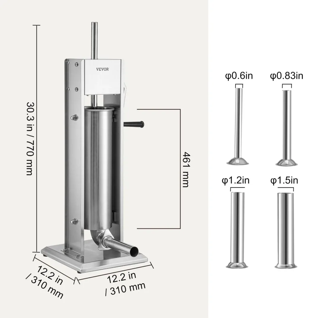 Wurstfüller, Wurstfüllmaschine, Wurstpresse - 7L, Manueller