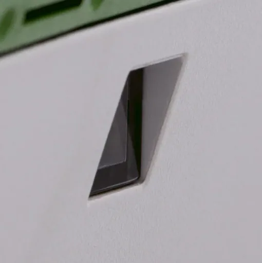 Händetrockner automatisch - Hands-in-Prinzip, Kunststoff PQ14, Farbe: Edelstahl-Look