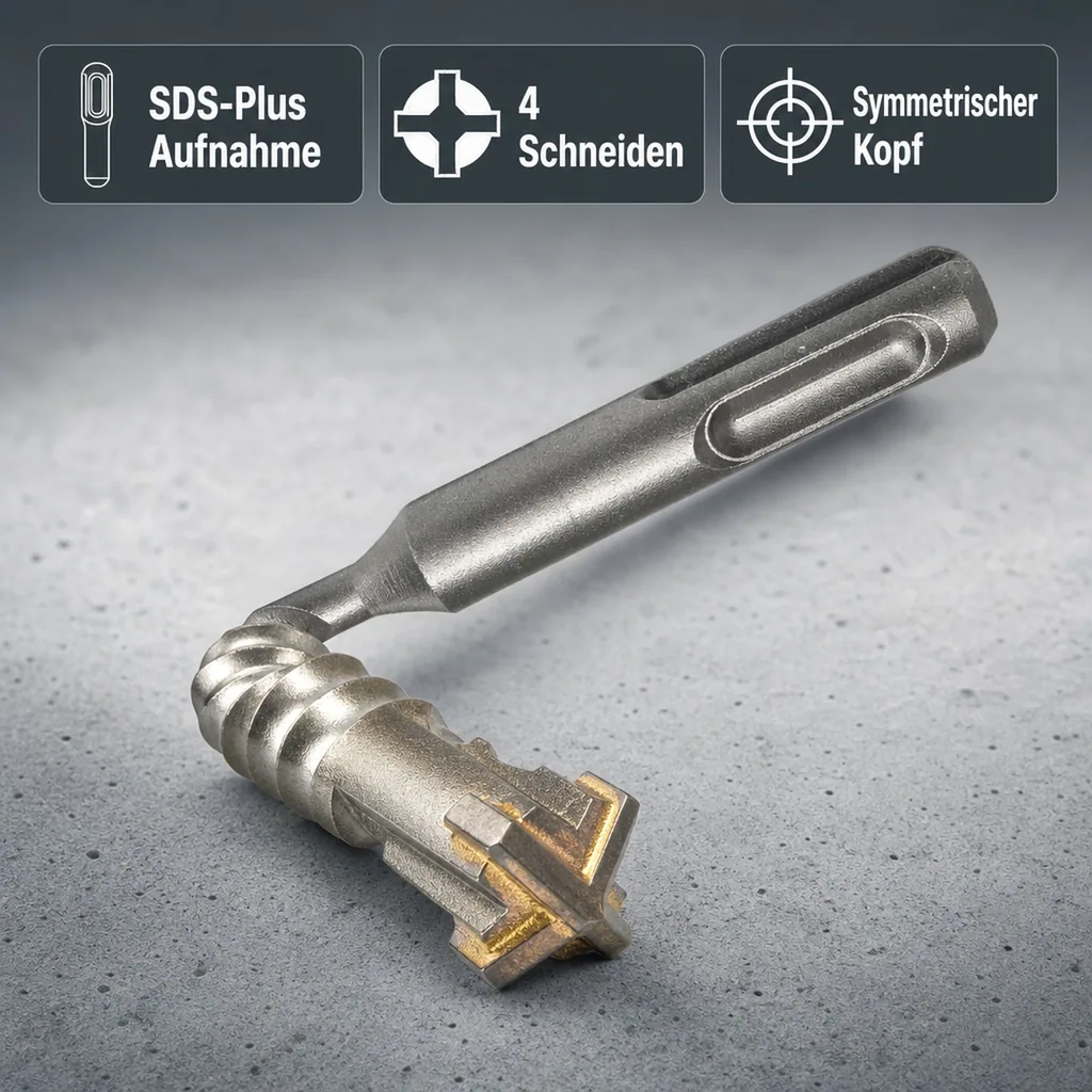 Hammerbohrer SDS Plus, 14mm, 4-Schneider, Betonbohrer