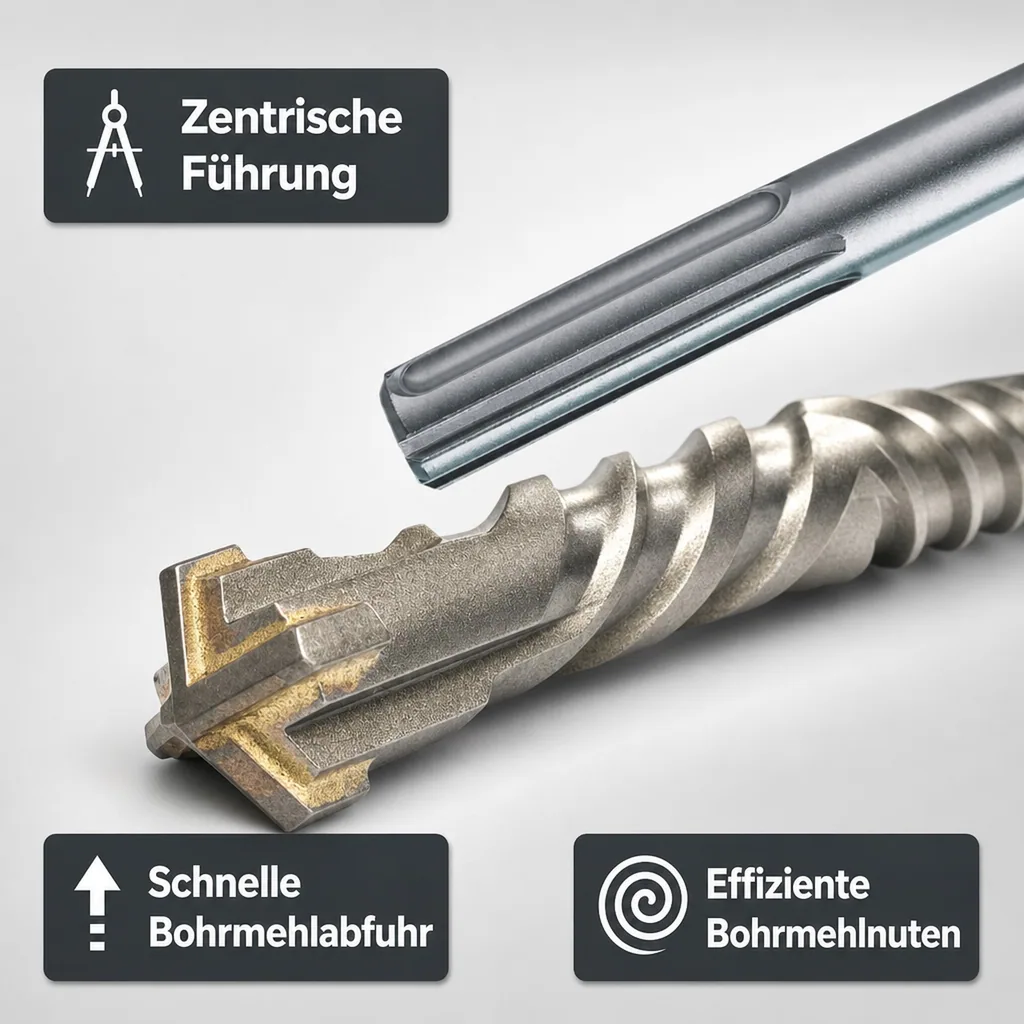 SDS Max Hammerbohrer, 25mm, 4 Schneider, Betonbohrer