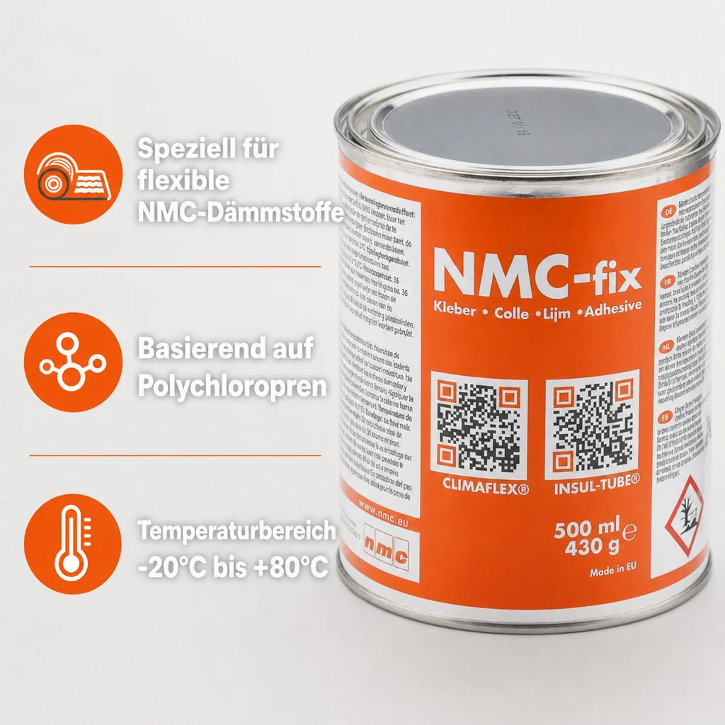 Kontaktkleber 500ml, stark haftend für Dämmstoffe und Metall