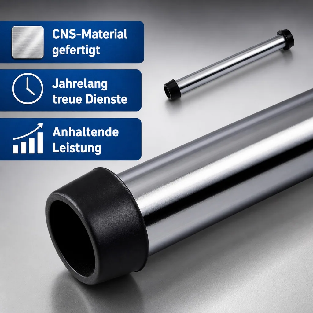 Standrohr für Spülbecken aus CNS, 270 mm lang