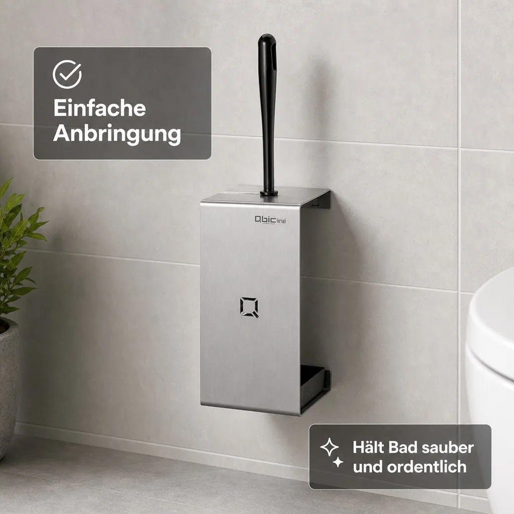 Toilettenbürstenhalter Edelstahl - QTBH SSL