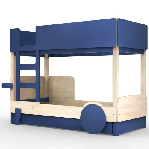 Mathy by Bols Etagenbett "Discovery" mit Bettschublade, Farbe Elemente: ocher