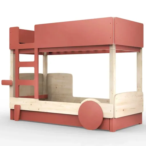 Mathy by Bols Etagenbett "Discovery" mit Bettschublade, Farbe Elemente: ocher