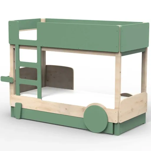 Mathy by Bols Etagenbett "Discovery" mit Bettschublade, Farbe Elemente: ocher