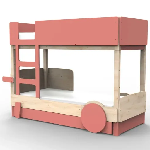 Mathy by Bols Etagenbett "Discovery" mit Bettschublade, Farbe Elemente: ocher