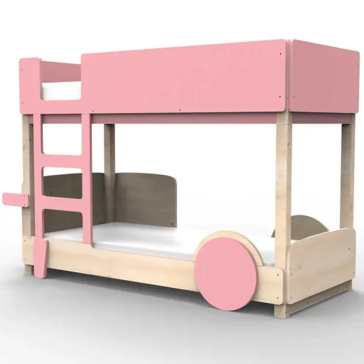 Mathy by Bols Etagenbett "Discovery", Farbe Elemente: summer pink