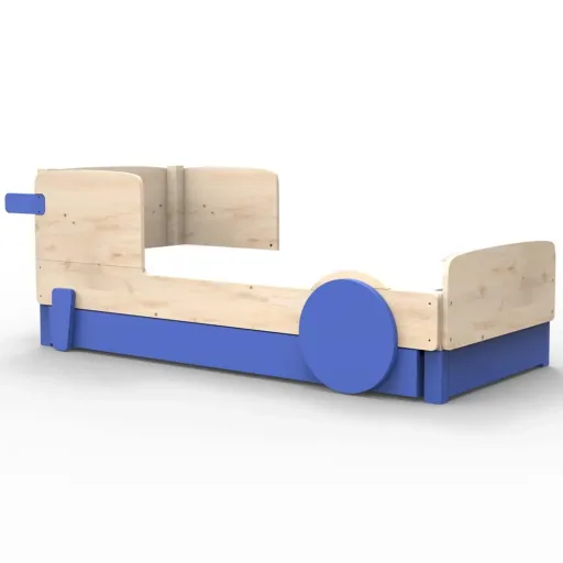 Mathy by Bols Einzelbett "Discovery" mit Bettschublade, Farbe Elemente: basalt grey