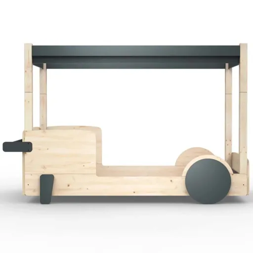 Mathy by Bols Himmelbett "Discovery", Farbe Elemente: cement grey
