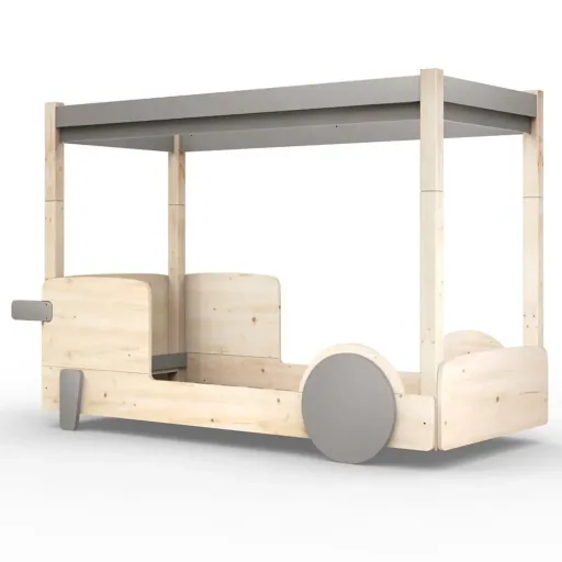 Mathy by Bols Himmelbett "Discovery", Farbe Elemente: cement grey