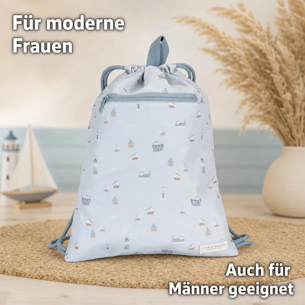 Little Dutch Turnbeutel, Farbe: Sailors Bay Blue