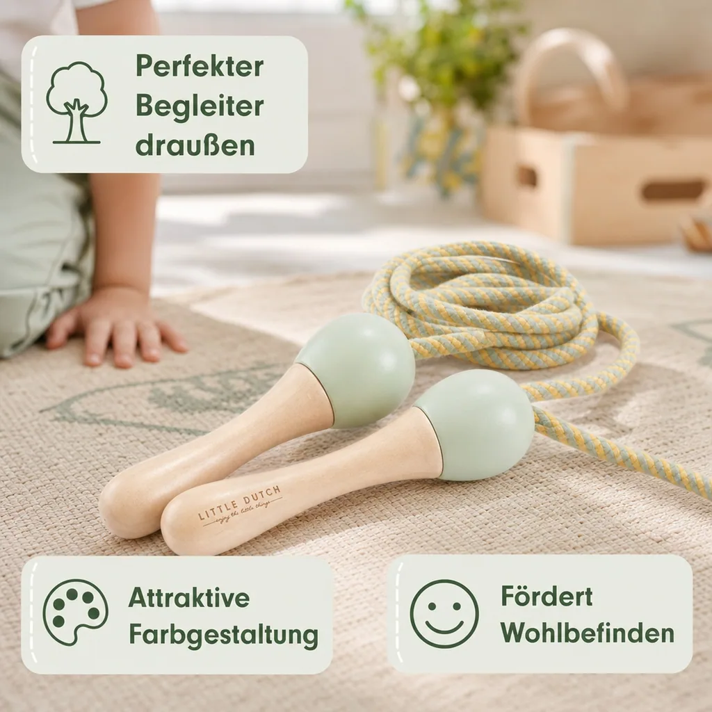 Little Dutch Springseil - Essentials, Mint