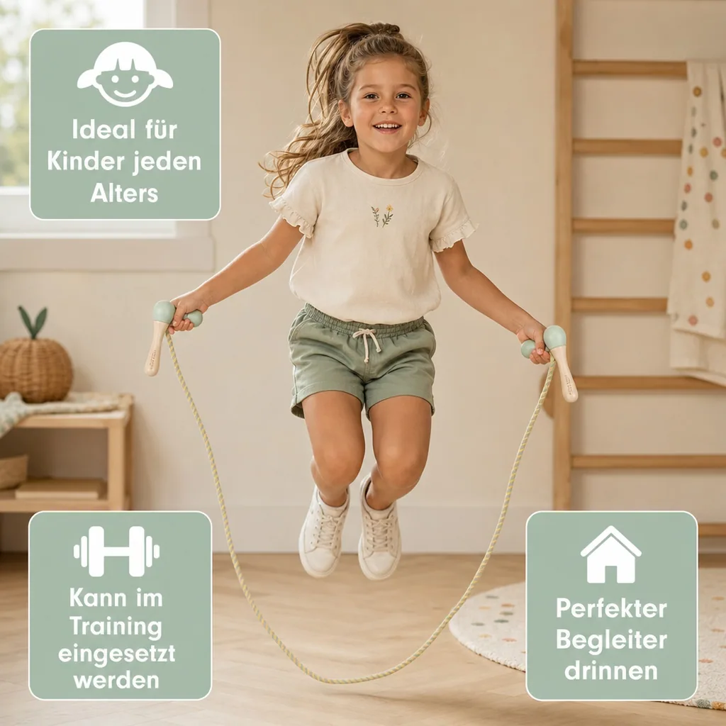 Little Dutch Springseil - Essentials, Mint