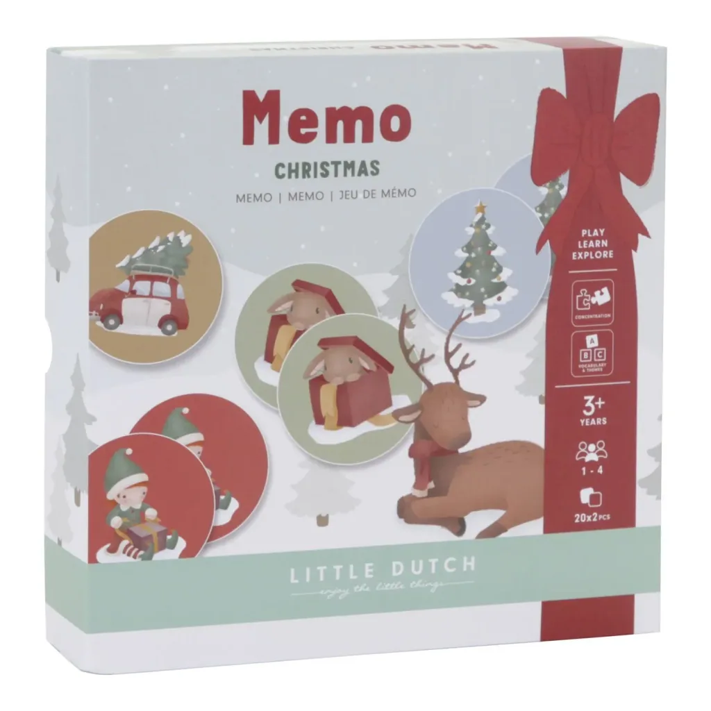 Little Dutch Brettspiel - Spiel Memory X-Mas