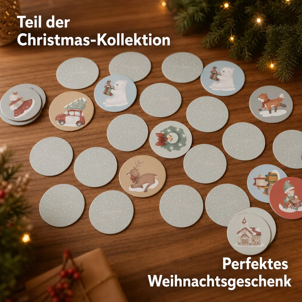 Little Dutch Brettspiel - Spiel Memory X-Mas