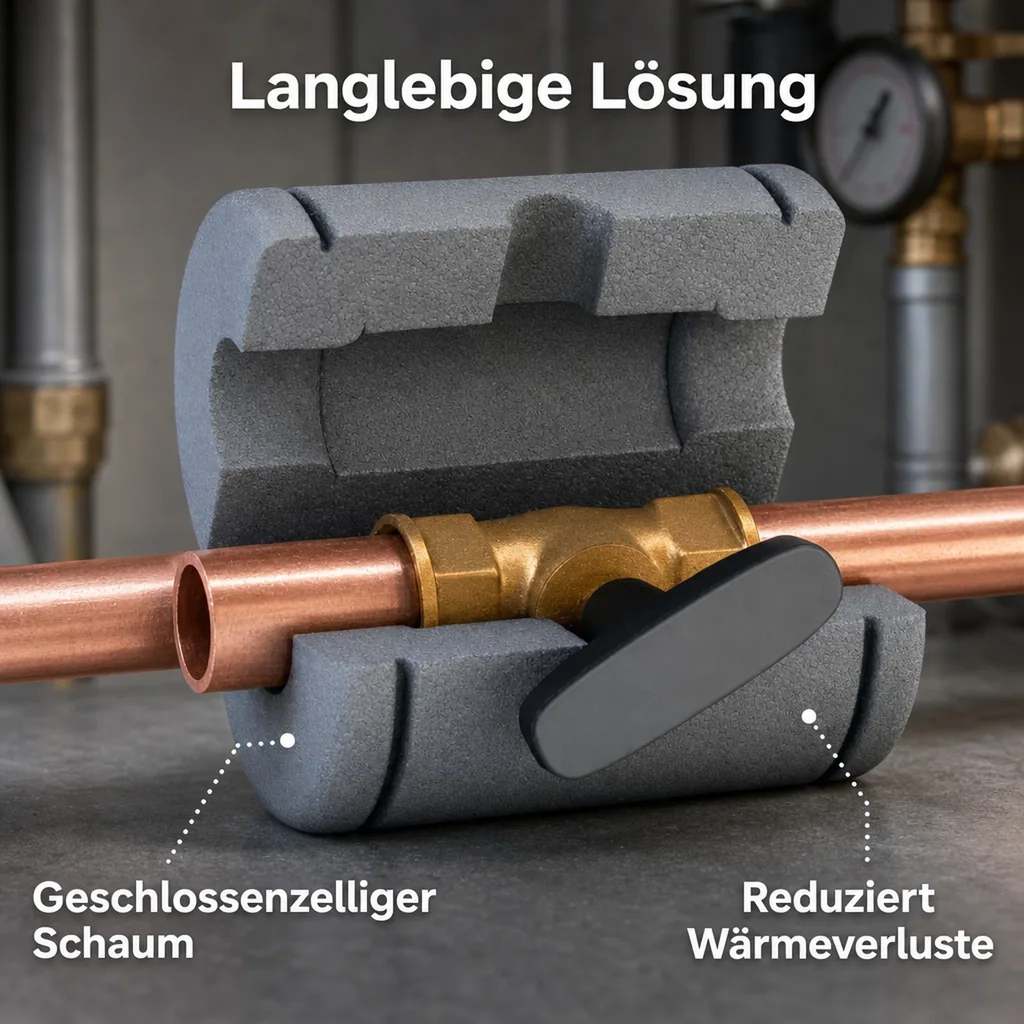 Kugelhahn DN 20, Ventil Isolierung, Heizung