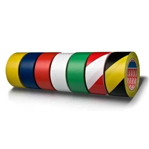Bodenmarkierungsband, Markierungsband, PVC, rot, 50 mm x 33 m